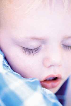 Portrait of a baby sleeping