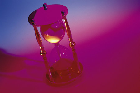 Hourglass close upの写真素材