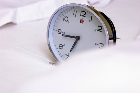 Alarm clock background.の写真素材