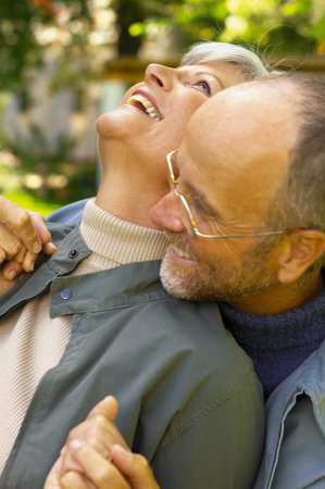 Couple huggingの写真素材