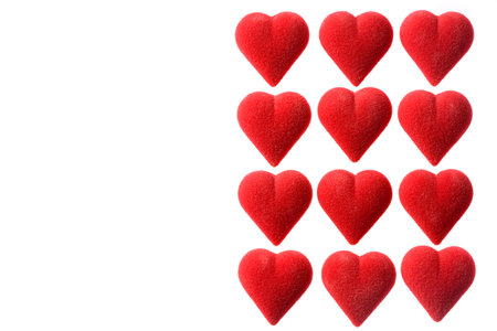 Hearts in a row