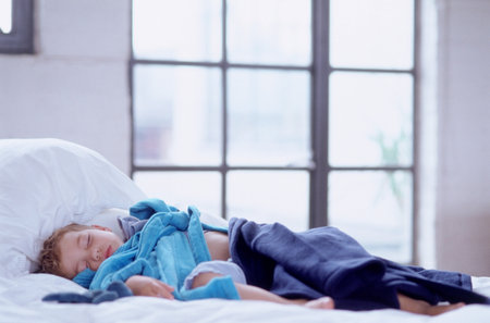 Boy asleepの写真素材