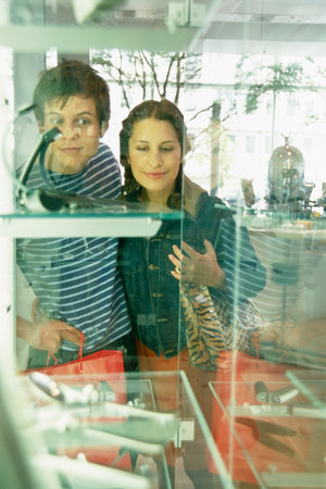 Couple shoppingの写真素材