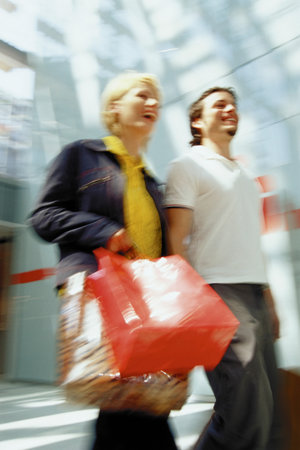 Couple shoppingの写真素材