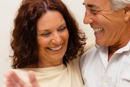 Couple hugging background.の写真素材