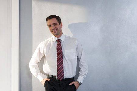 Portrait of a businessmanの写真素材