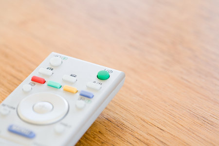 A remote control background.の写真素材