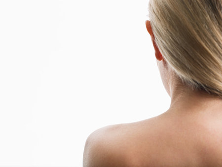 Shoulder of womanの写真素材