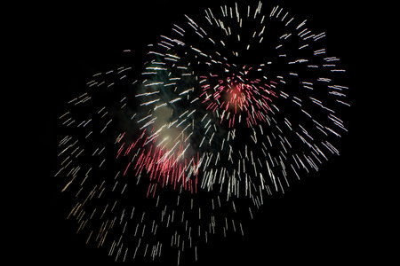 Firework displayの写真素材
