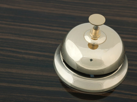 Service bell background.の写真素材