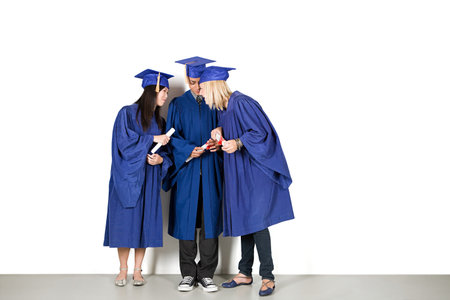 High school graduatesの写真素材