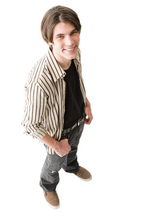 Portrait of a young manの写真素材