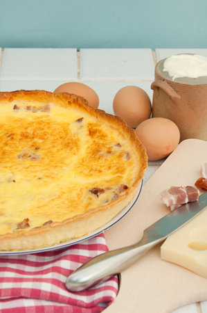 Quiche lorraineの写真素材