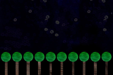 Trees in a row