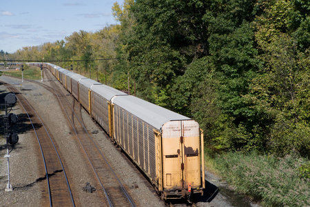 Freight train, Philadelphia, USA