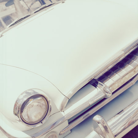 Vintage car, close upの写真素材