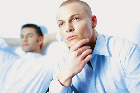 Businessmen relaxingの写真素材