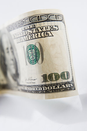 One hundred dollar billの写真素材