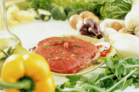 Selection of foodの写真素材