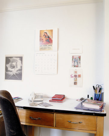 An office deskのeditorial素材