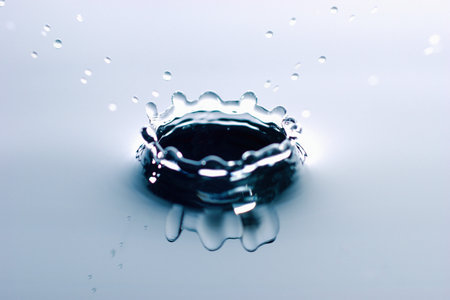 Splashing water background.の写真素材