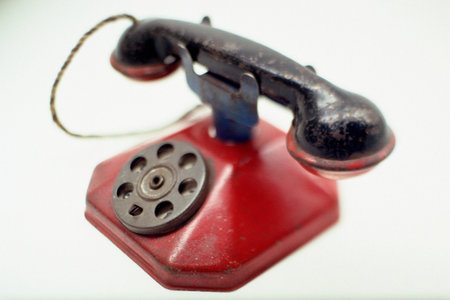 Miniature of a vintage telephone