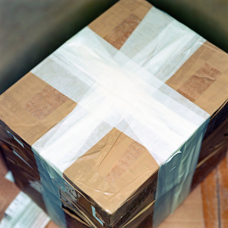 Well sealed boxの写真素材