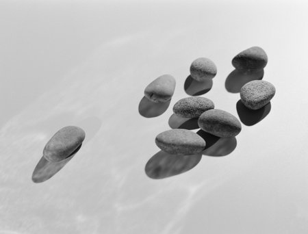 Pebble stone background.の写真素材