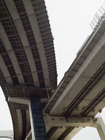 Flyover bridge background.
