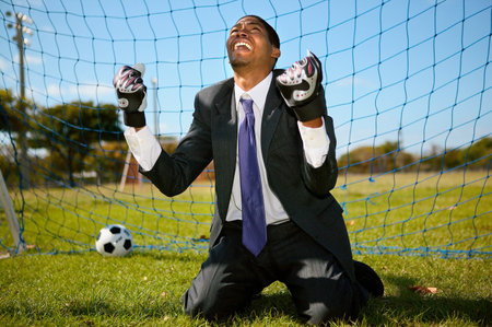 Defeated goalkeeper