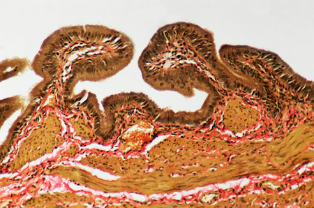 Mucosa in gall bladderの写真素材