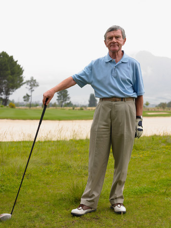 Senior golferの写真素材