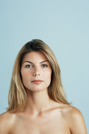 Portrait of mid adult womanの写真素材