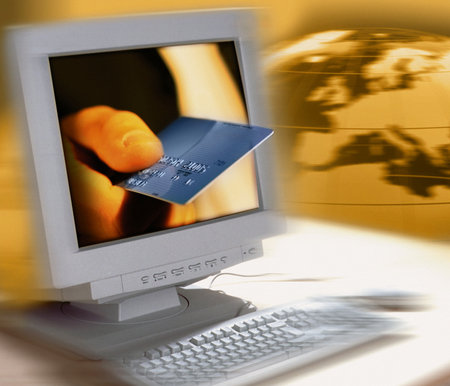 Internet shoppingの写真素材