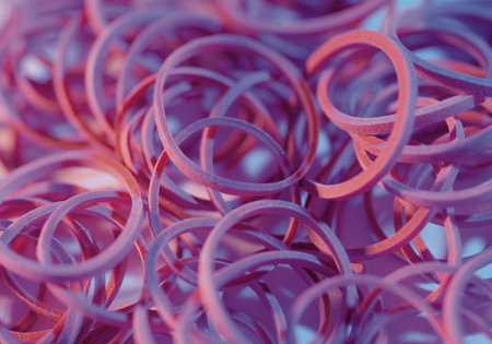 Rubber bandsの写真素材
