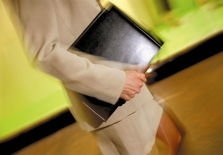 Business woman walkingの写真素材