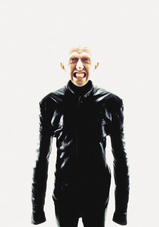 Grinning man
