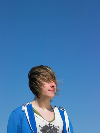 Young man outdoors