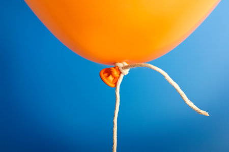 Balloon on a stringの写真素材