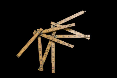 Extendable rulerの写真素材