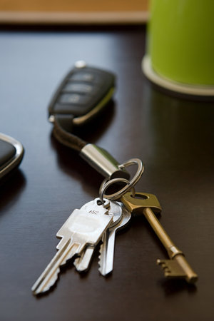 Keys on a table