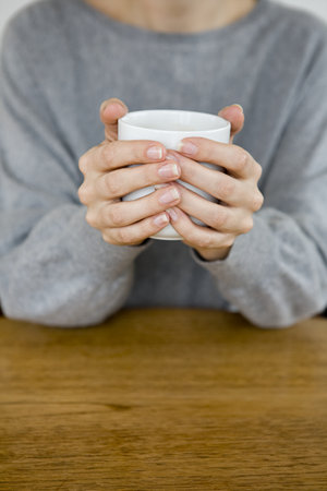 Woman with a cup