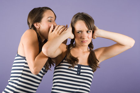 Girl bullying sister