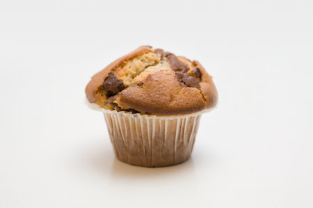 Chocolate chip muffinの写真素材