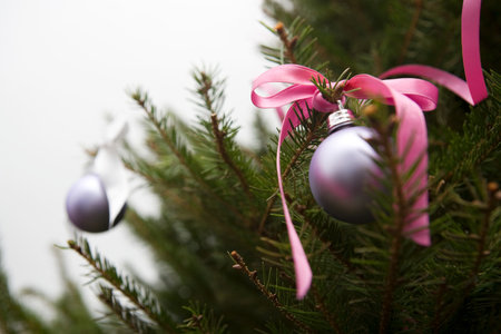 Christmas decorations on a tree