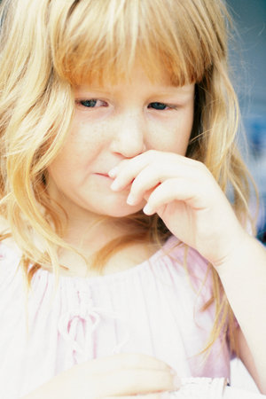 Girl cryingの写真素材