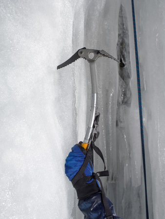 Ice climberの写真素材