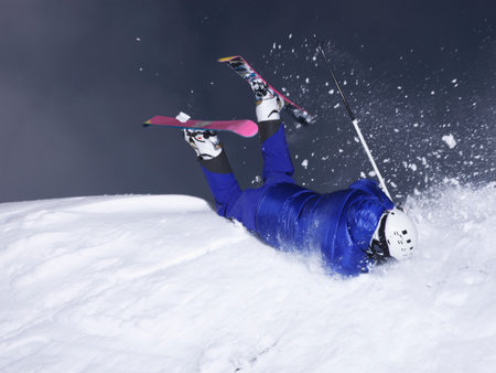 Man Face Planting And Bailingの写真素材