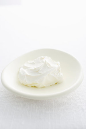 Plate Of Whipped Meringueの写真素材