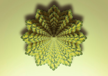 Fractal Image Of Lemon Balm Plantの写真素材